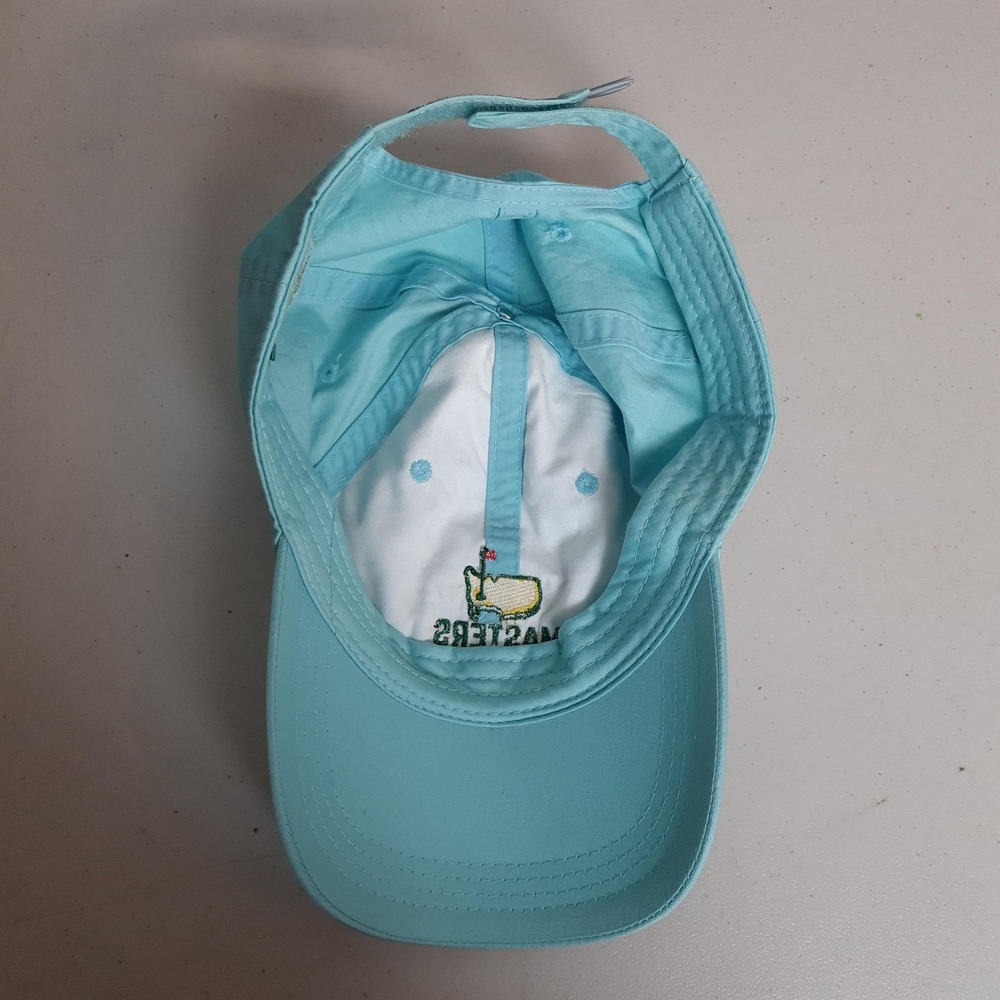 Masters Tournament Hat Cap Strap Back Mens Light Blue Golf Augusta National 2024 - Picture 10 of 12